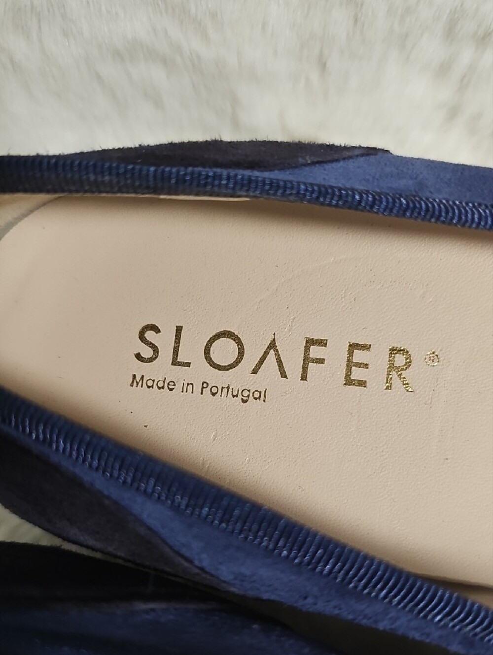 NWOT! Sloafer Nikita Blue Suede Ballet Sneakers - Picture 2 of 13